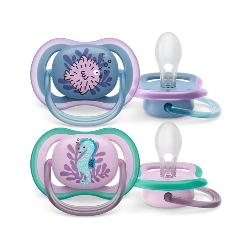 Chupos Avent Ultra Air 6-18m Pez y Caballo de Mar
