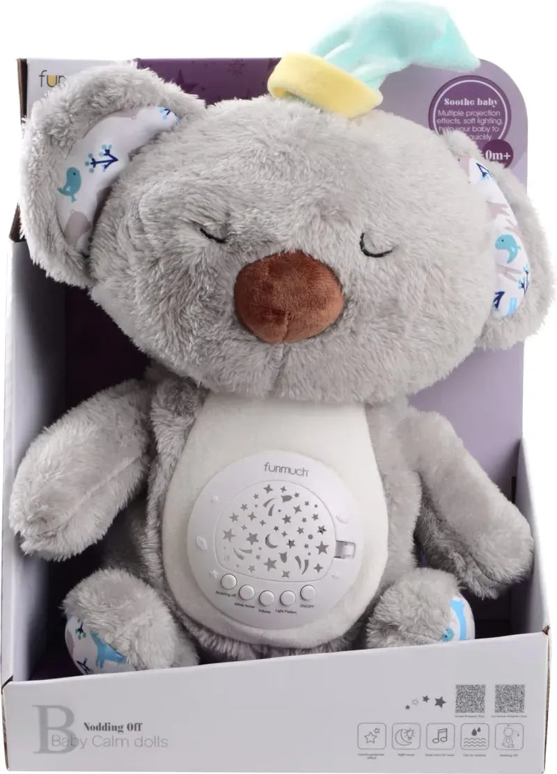 Peluche Bebé Koala Proyector de Luces y Sonidos Relajantes