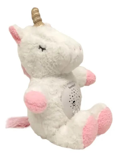Unicornio Peluche Proyector de Luces Calm Doll Baby Toys