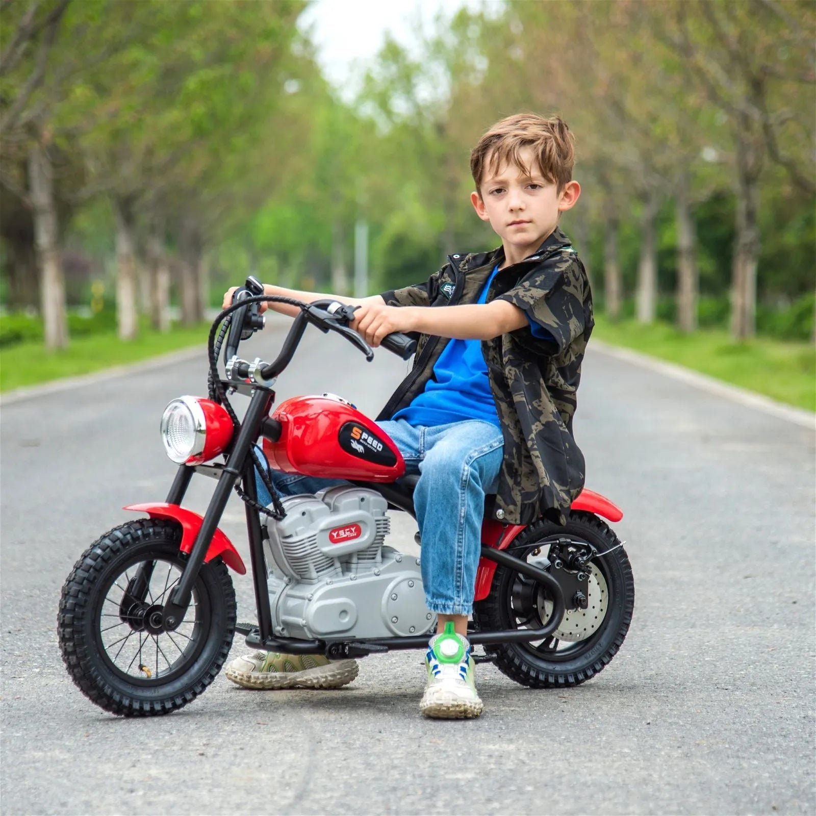 Moto Infantil Tipo Harley 36V – E-Chopper Eléctrica | Marca Freddo