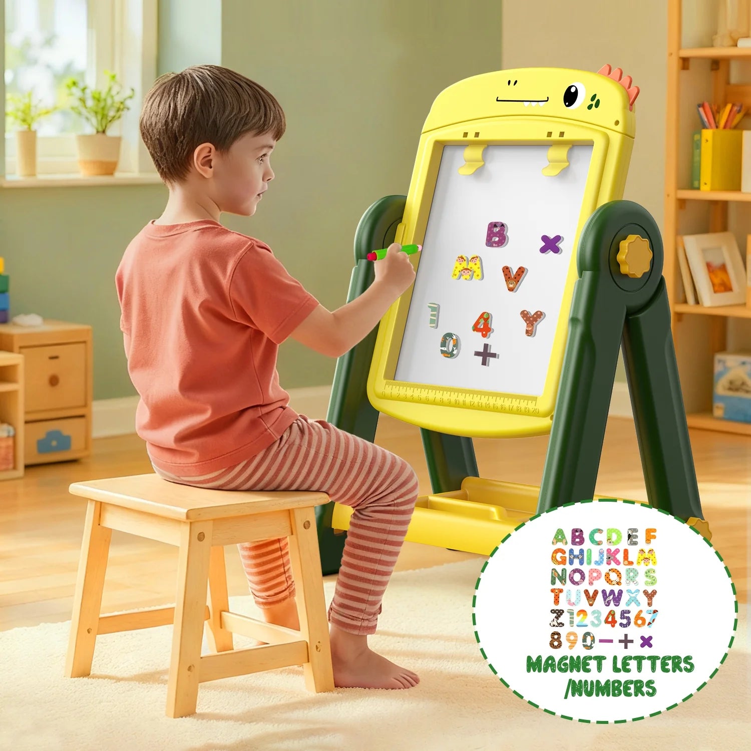 Caballete Artístico Infantil | Pizarra Doble Cara