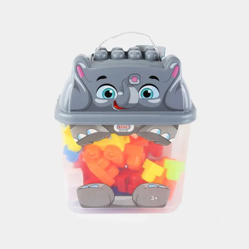 Bloques Infantiles 70 Piezas | Estuche Elefante