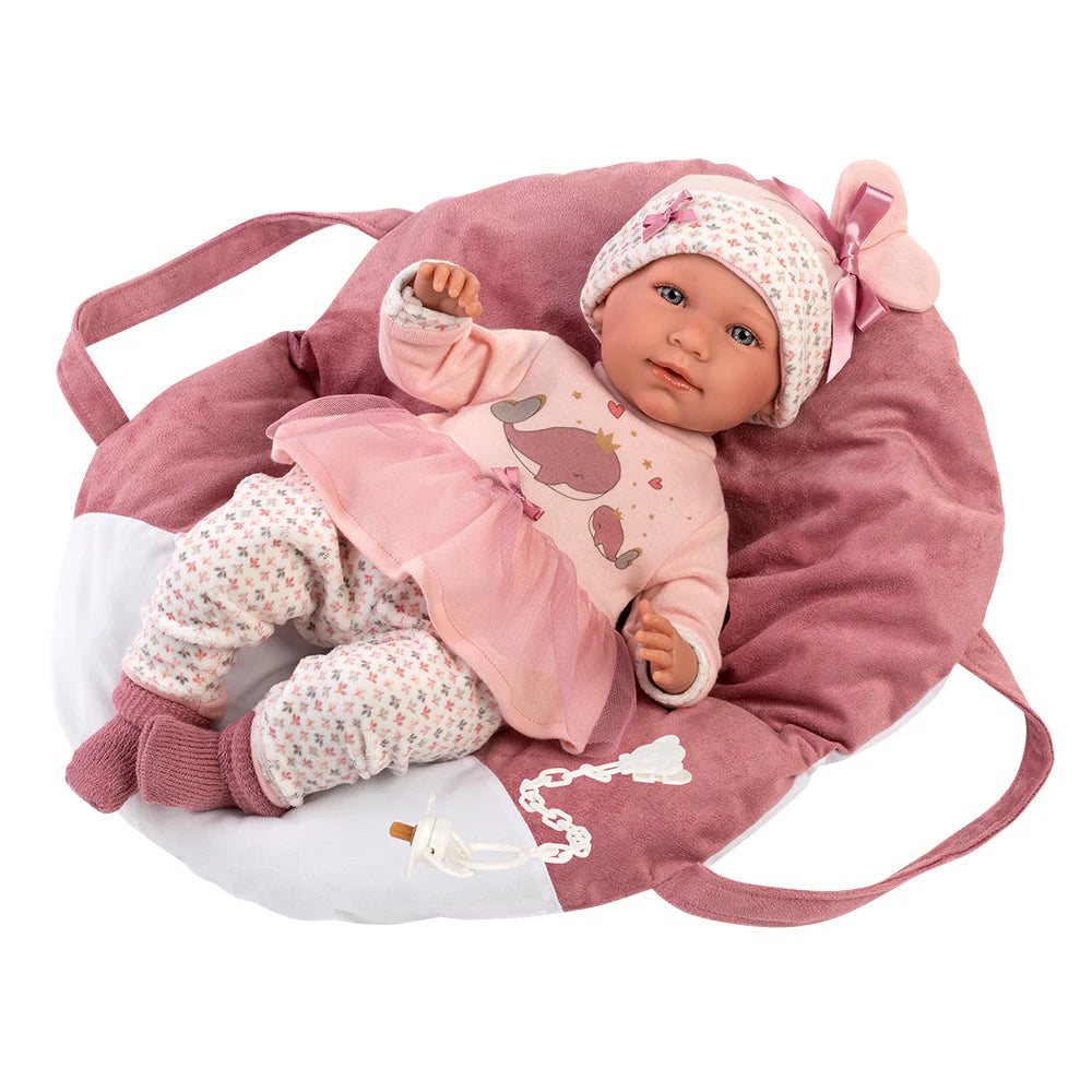 BEBE MIMO LLORENS CON PORTA BEBE 42 CM