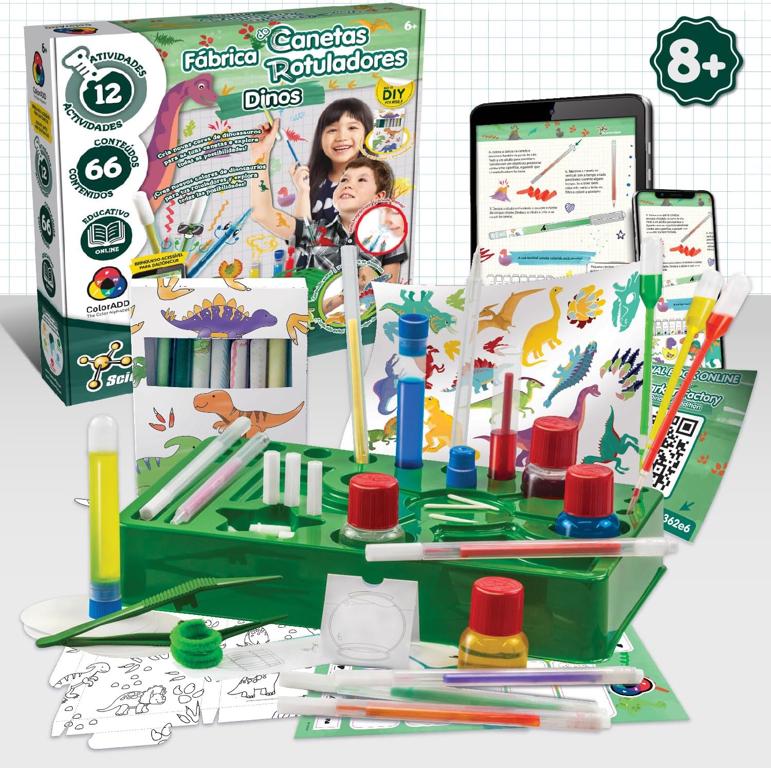 Fábrica de Marcadores Dinosaurios