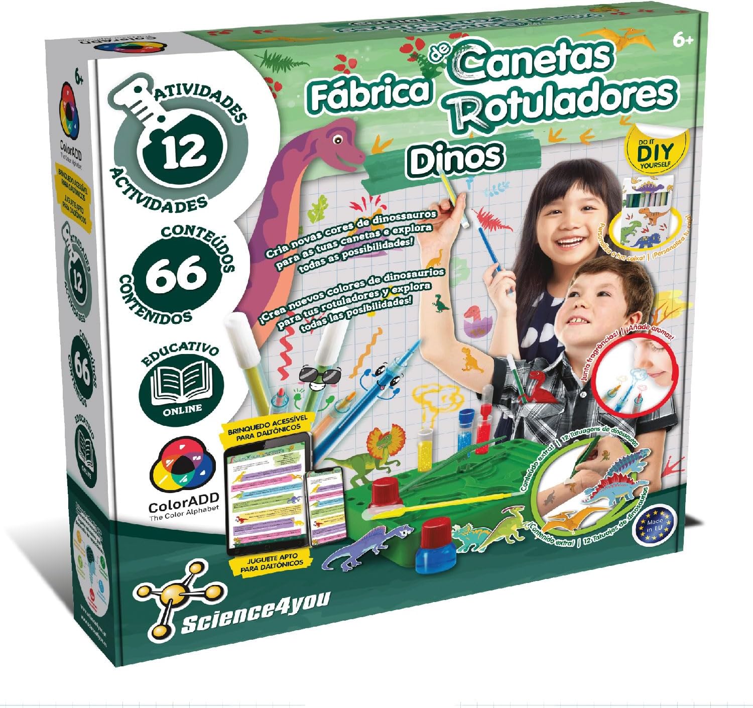 Fábrica de Marcadores Dinosaurios