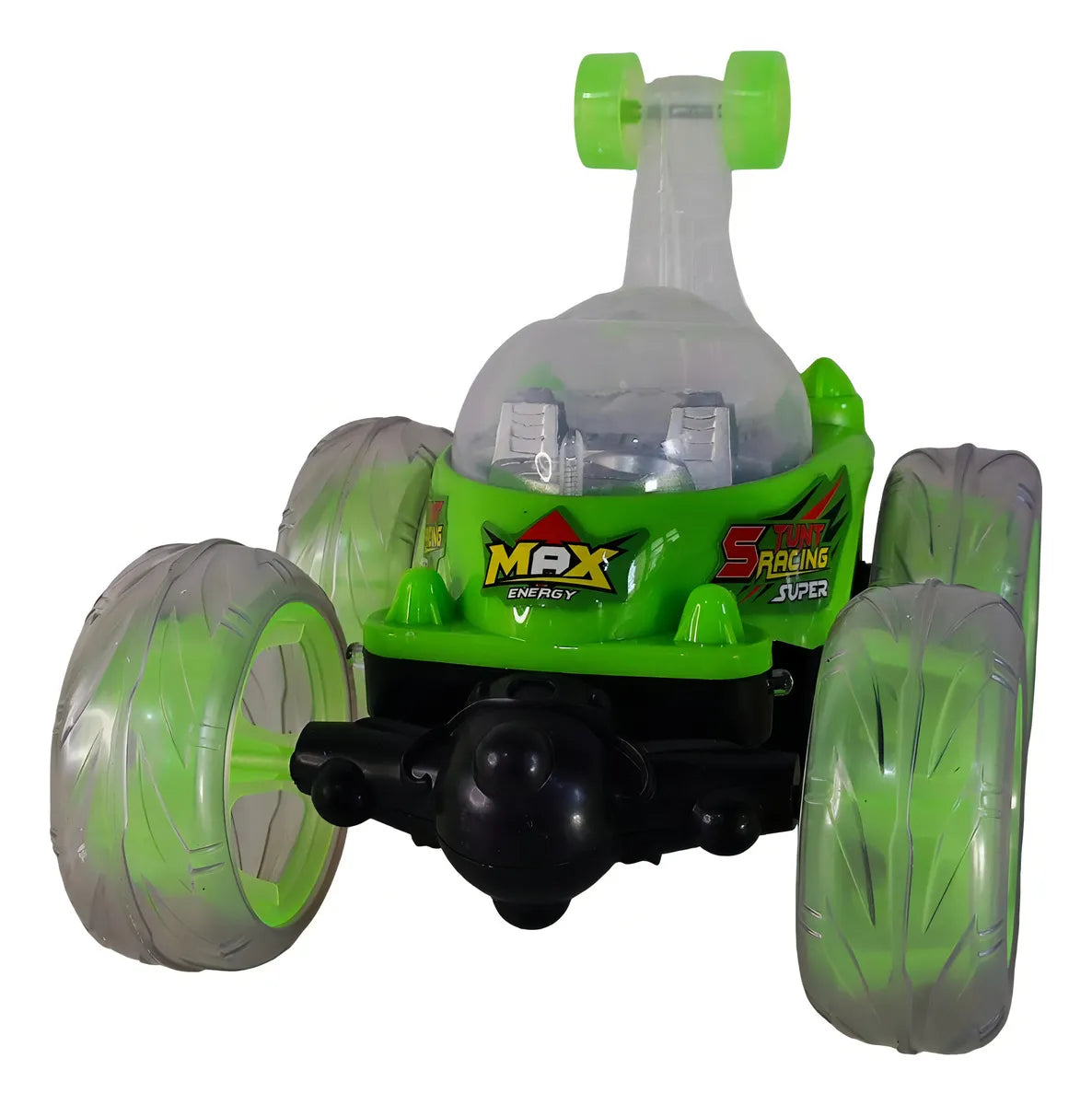 Tornado King Carro Loco RC con Luces y Giros 360°