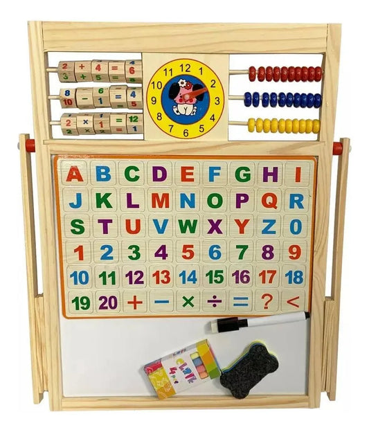 Tablero Didáctico Doble Cara | Pizarra Magnética Infantil