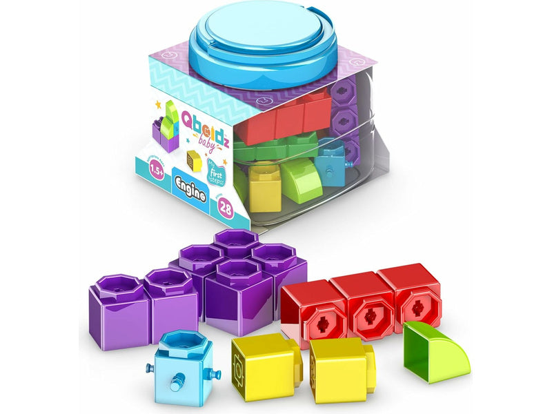 My First Steps QB10 | Set Educativo de Bloques para Bebés