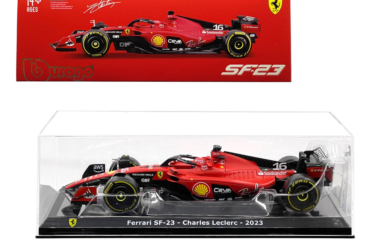 Ferrari SF-23 F1 Durango 1:24 | Carro de Fórmula 1 Coleccionable
