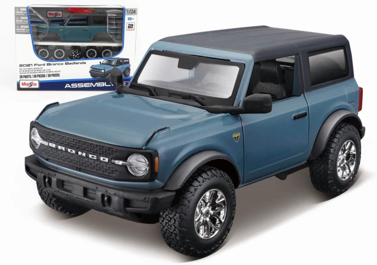 Ford Bronco Badlands Maisto | Kit Armable de Carro 1:24