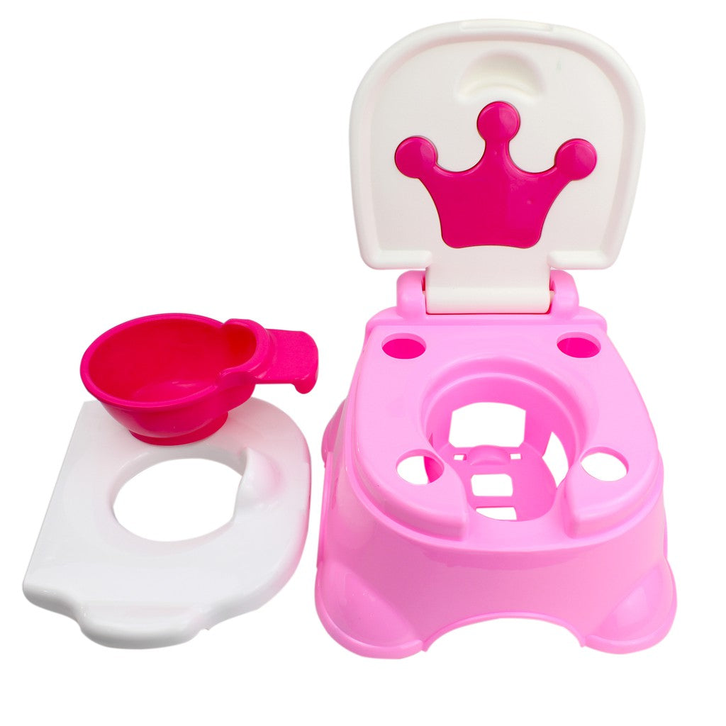 Vasenilla Entrenador Rosa 3 en 1 | Baño Infantil