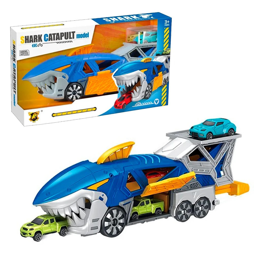 Niñera Tiburón Shark Catapult Model | Lanzador de Autos