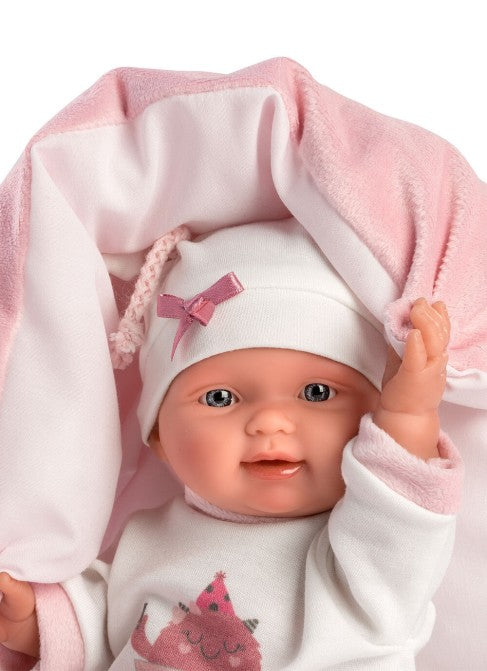 Bebita Cojín Good Monster | Muñeca 26 cm para Abrazar y Jugar