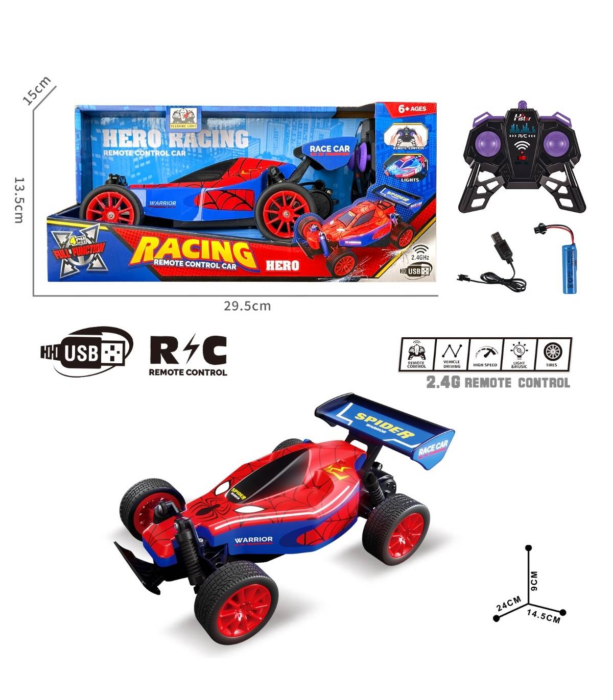 Buggy RC Hero Racing | Carro a Control Remoto