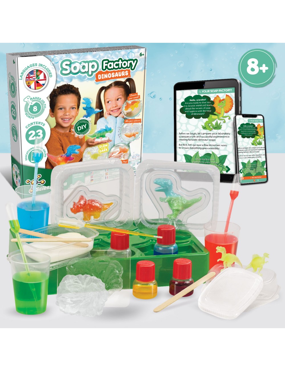 Fábrica de Jabones 3D - Dinosaurios