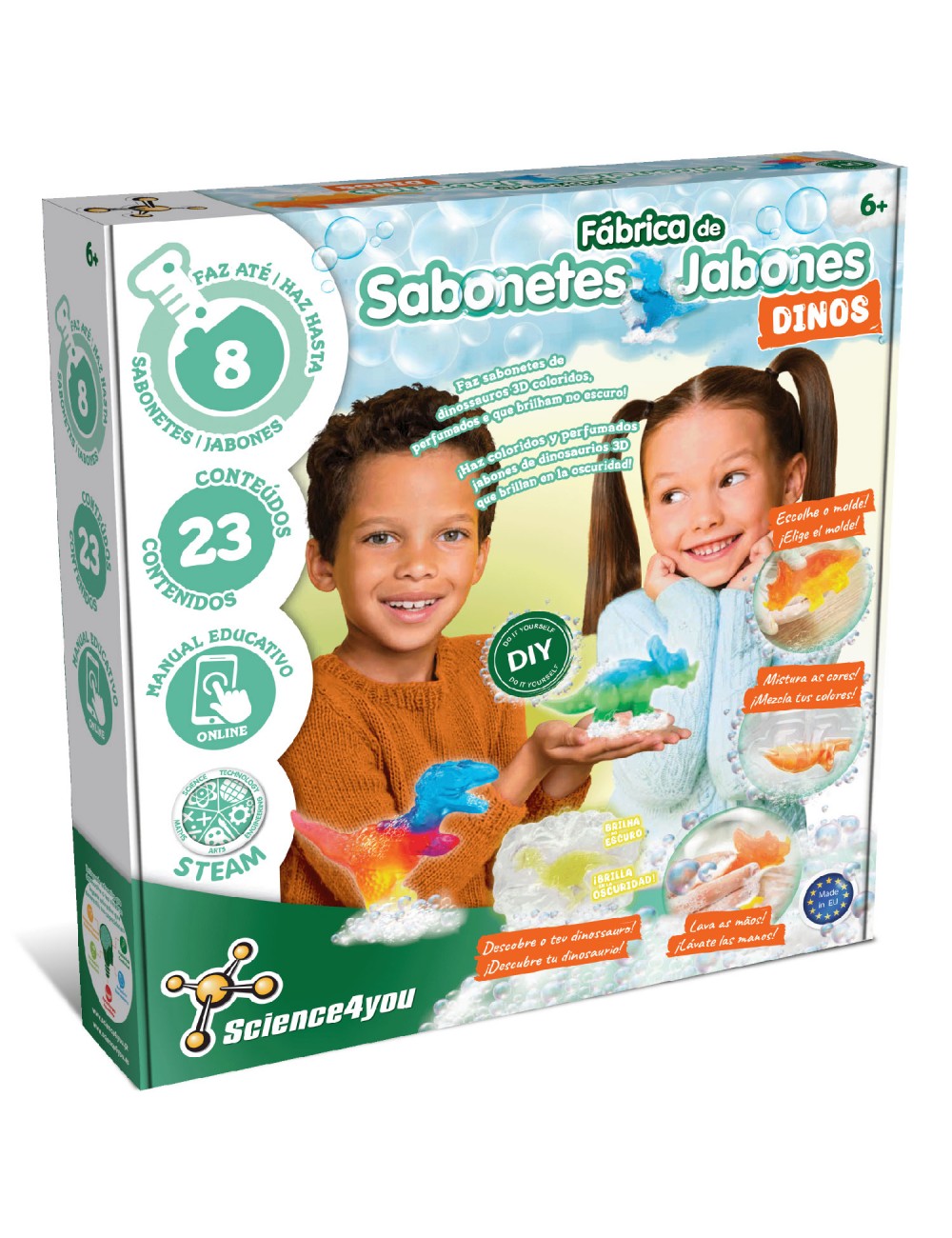 Fábrica de Jabones 3D - Dinosaurios