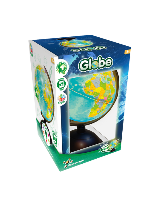 Globo Terráqueo con Luz – Explora el Mundo