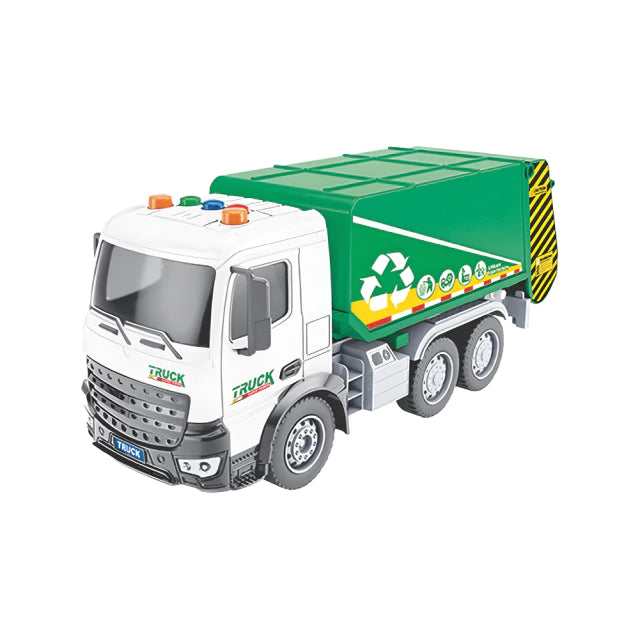 Camión de Basura City Series con Luces y Sonido | Juguete Realista