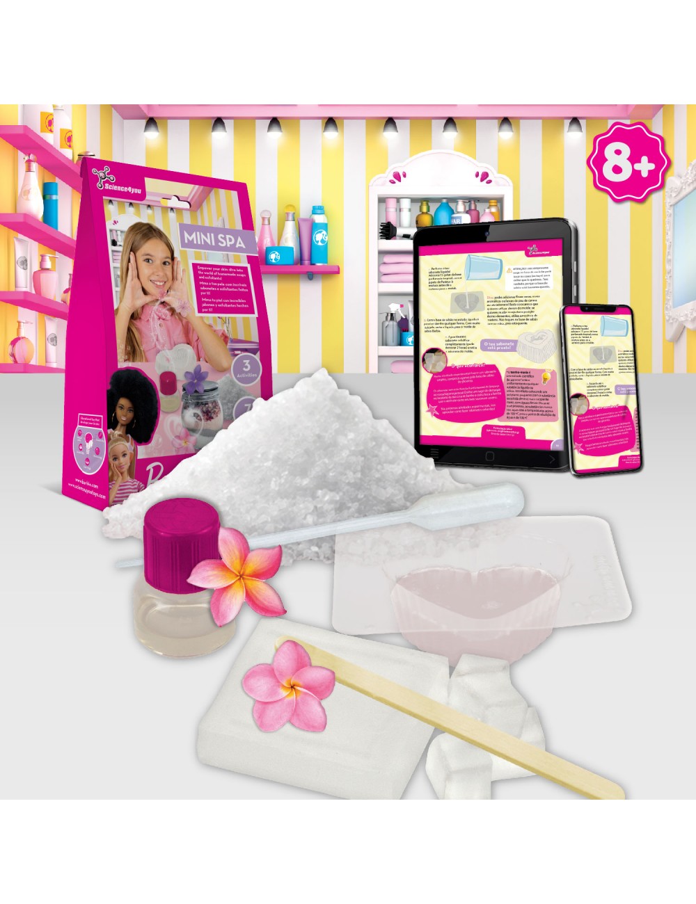 Mini Spa de Barbie | Kit Educativo de Belleza – Science4you