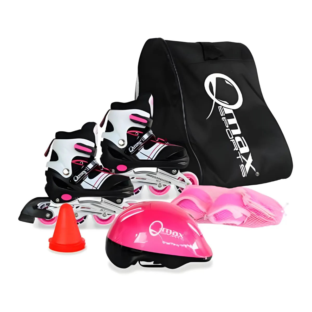 Set Patinaje Pink Epic Qmax S