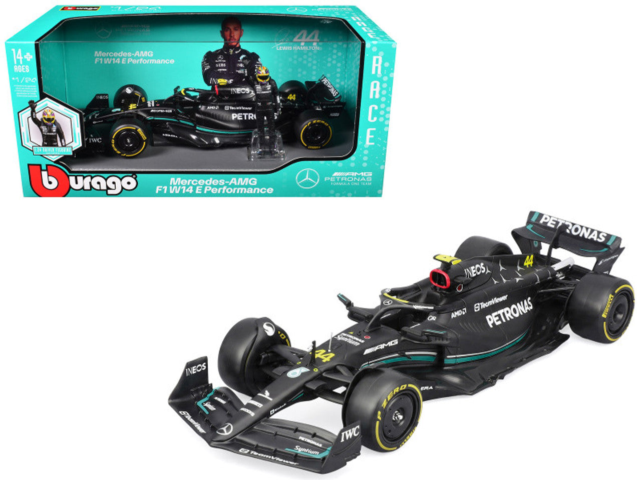 Mercedes-AMG F1 W14 Lewis Hamilton #44 | Auto Coleccionable