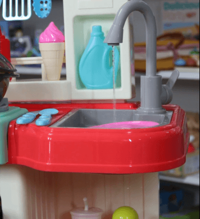Cocina de Juguete 65 Piezas | Luces, Sonidos y Agua