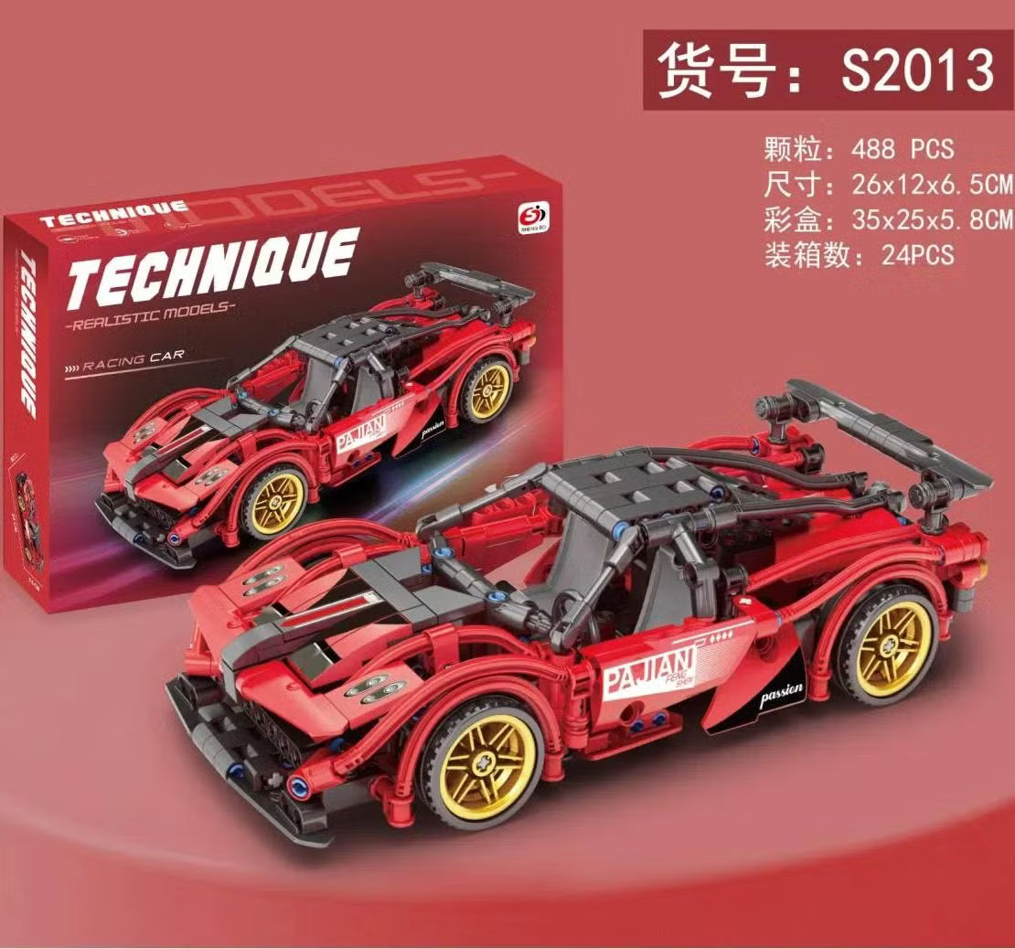 Carro Desarmable | Bloques de Construcción Infantil 488 Piezas