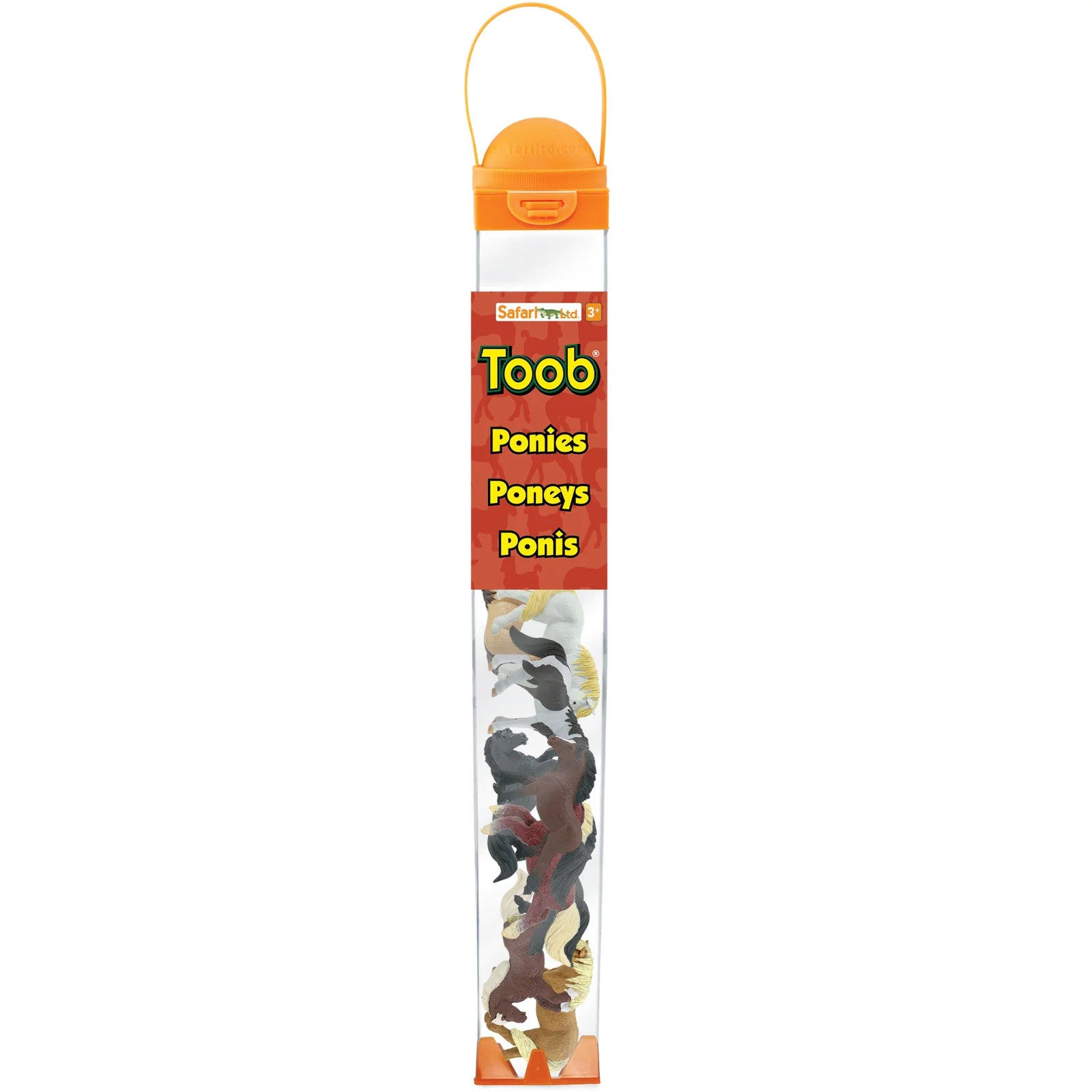 Tubo Ponies Safari | Juguete Educativo de Caballos en Miniatura