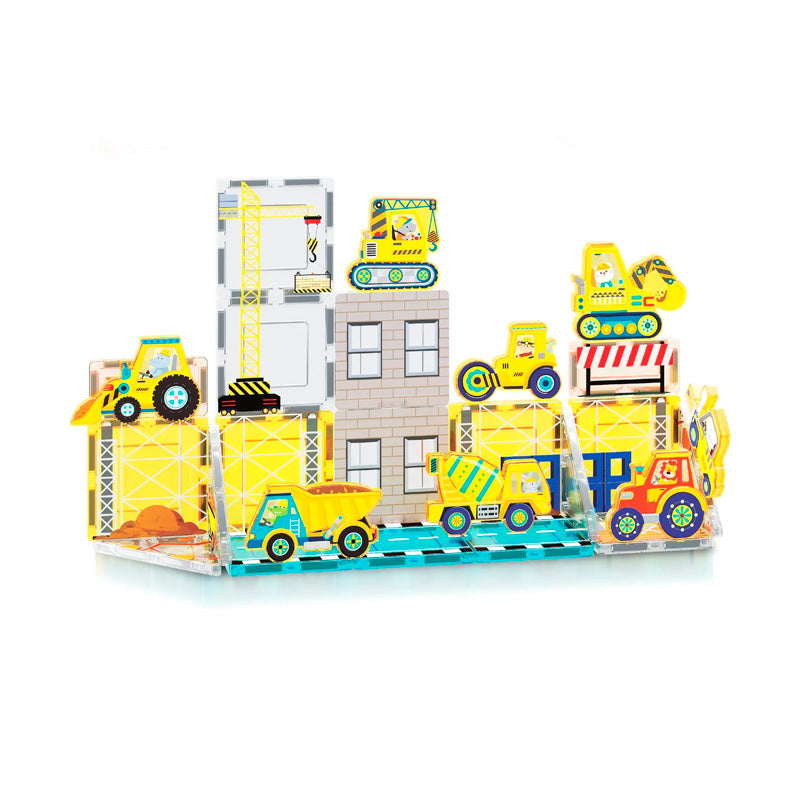 Set Magnético 26 Piezas PTQ21 | Figuras de Acción y Vehículos