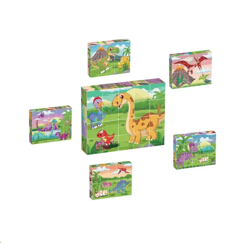 Set Dinosaurios Magnéticos 20 Piezas PTD04 | Cubos Educativos