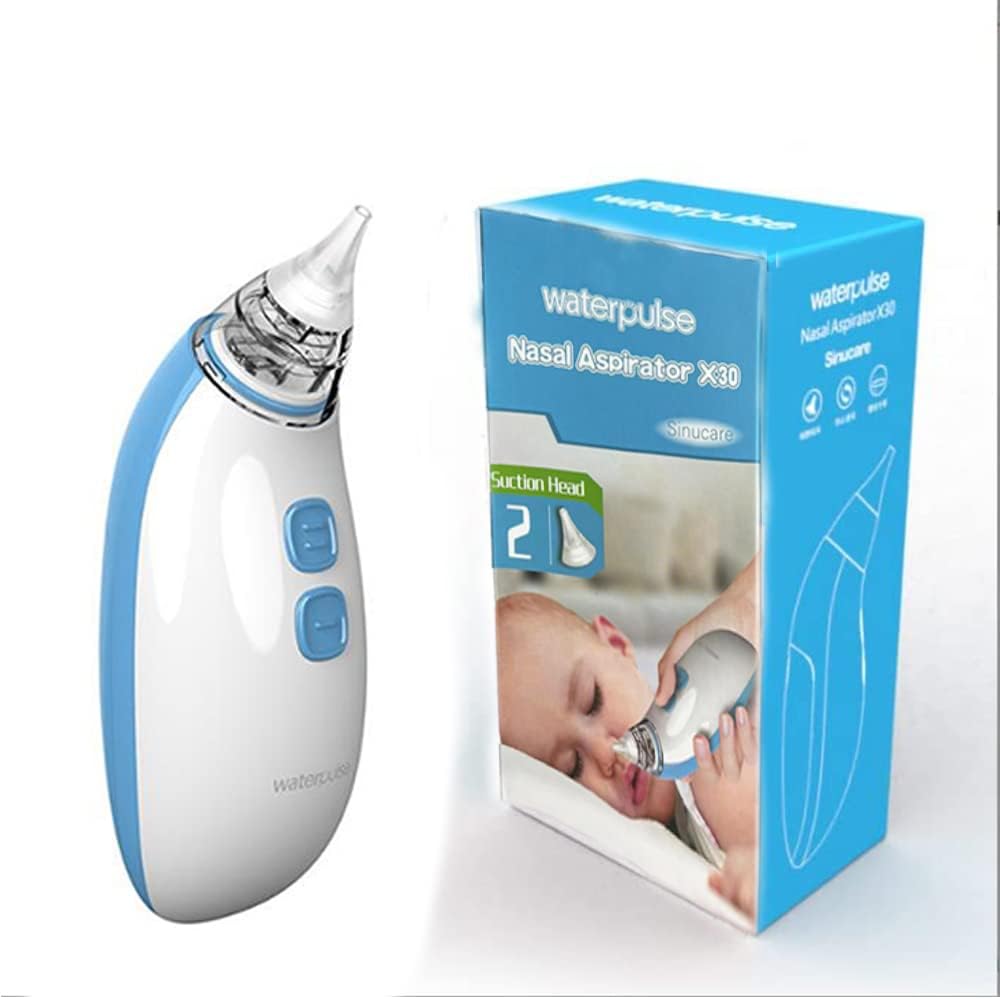 Aspirador Nasal Eléctrico Bebé BPA Free | Azul