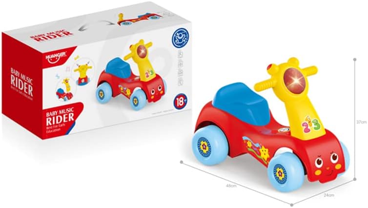 Huanger Baby Music Rider | Montable Musical para Bebés