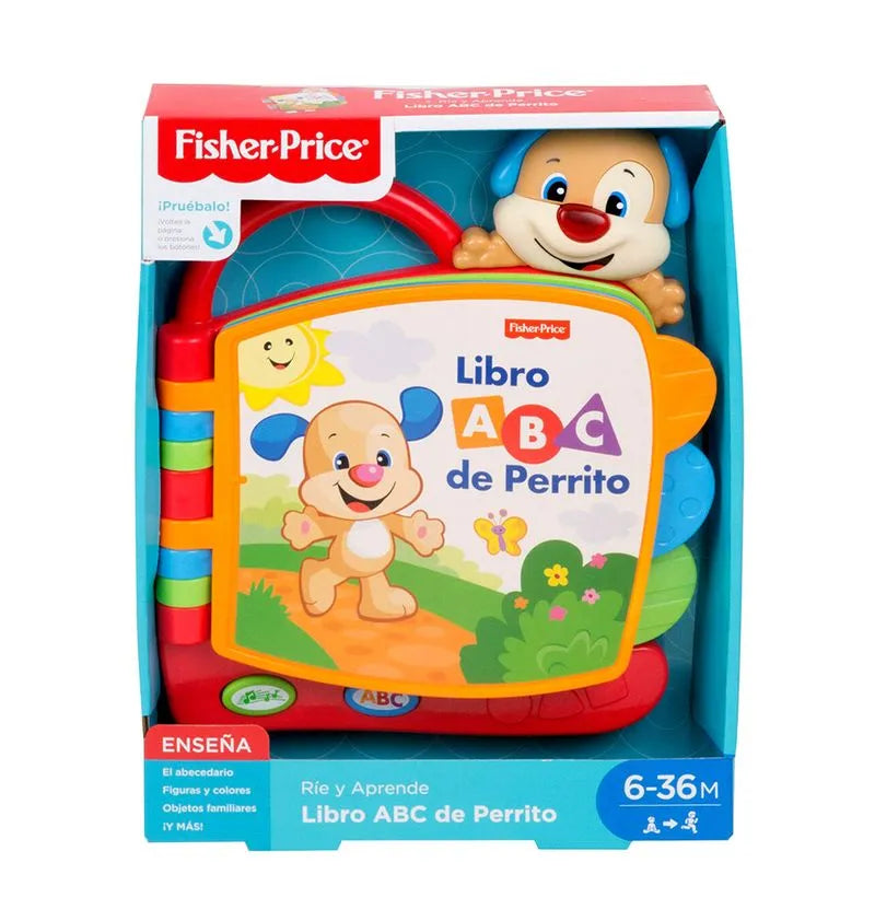 Libro ABC de Perrito | Fisher-Price Ríe y Aprende