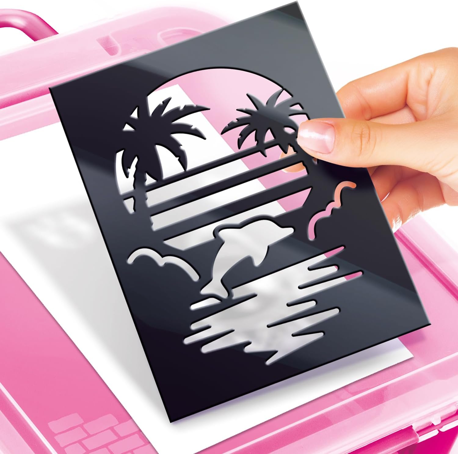 Canal Toys Airbrush Art | Estuche de Aerografía Creativa con Plantillas