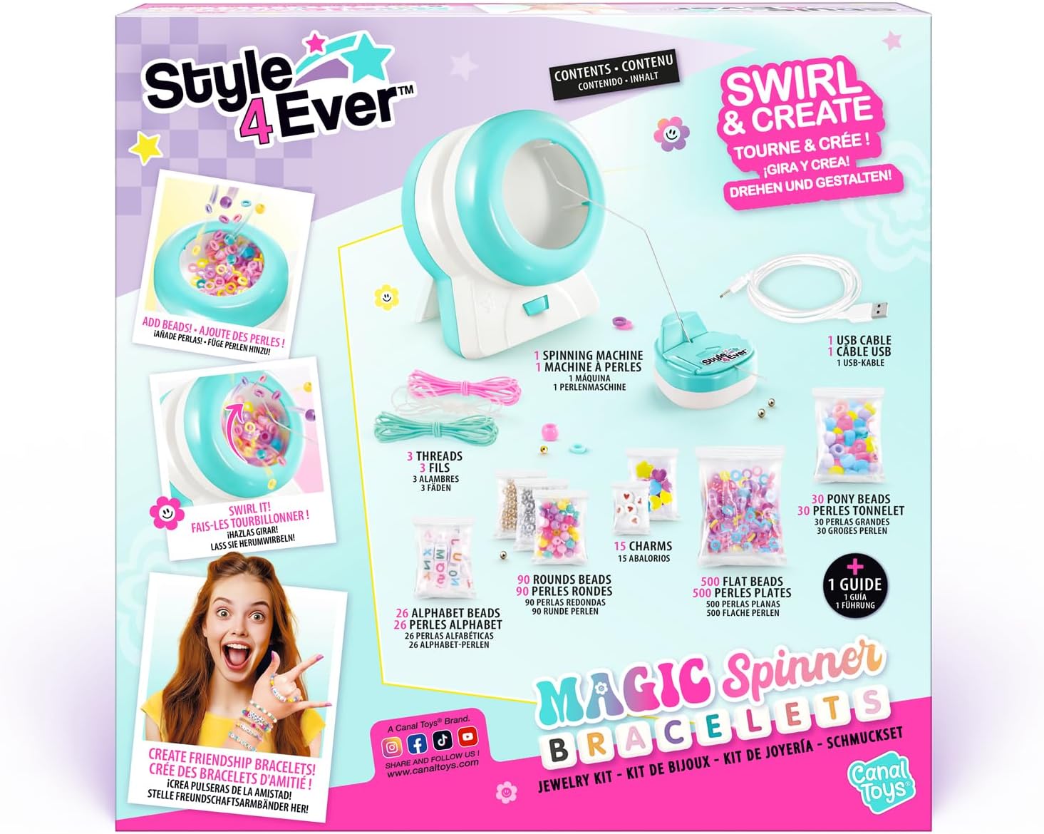 Canal Toys Style 4Ever Magic Spinner | Máquina de Pulseras Automática