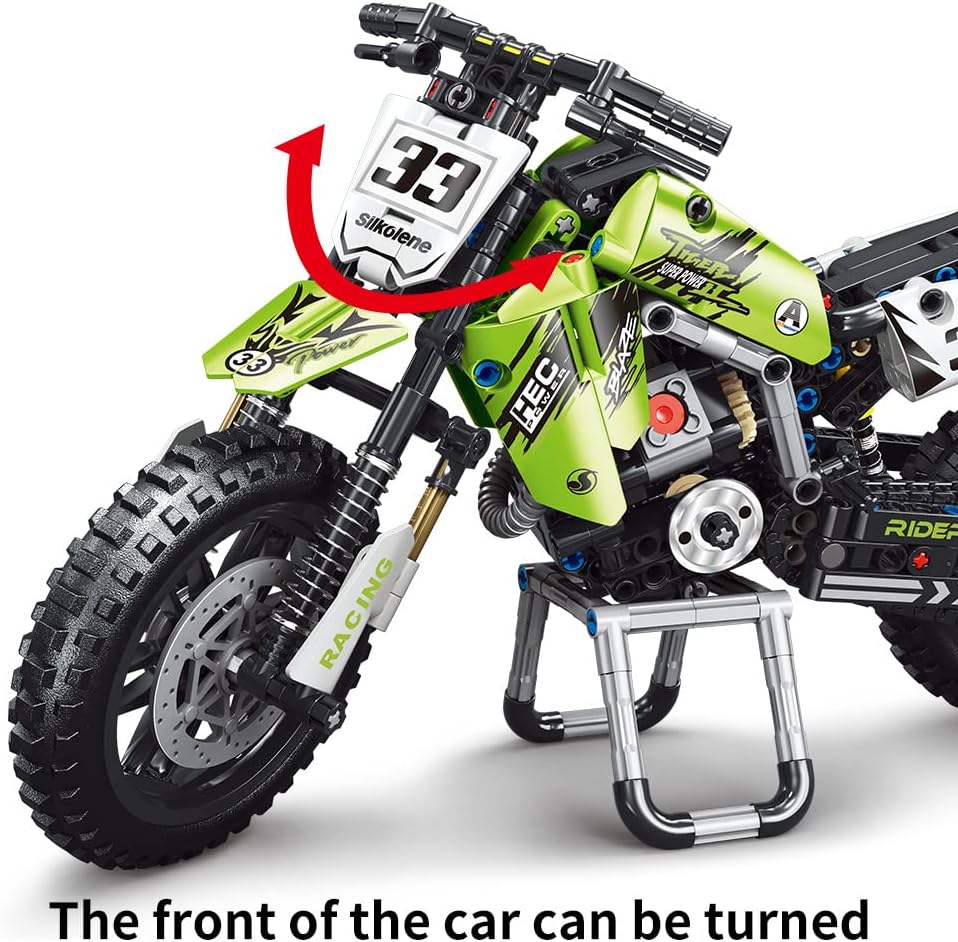 Moto de Bloques Mesiondy | Set de Construcción 476 Piezas