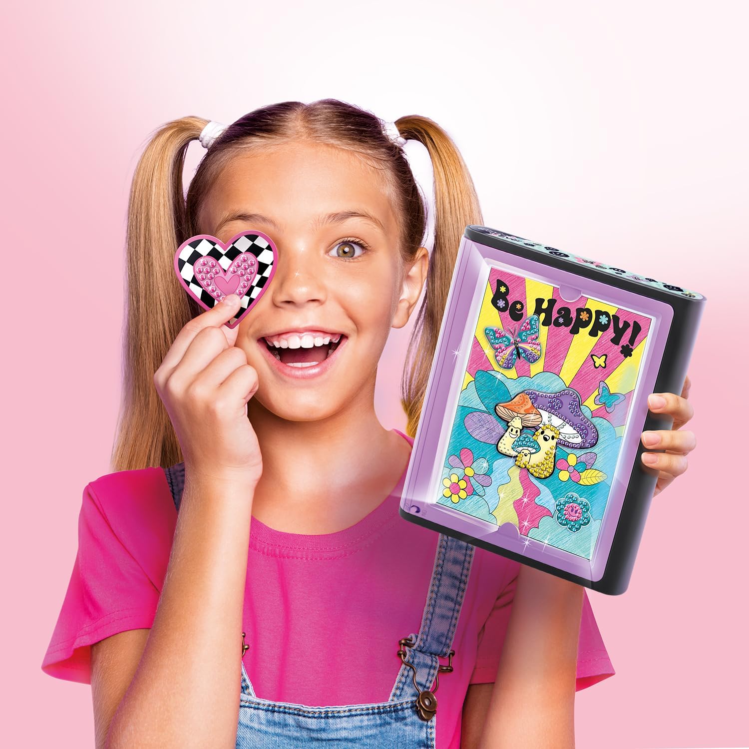 Canal Toys Diamond Art Studio | Set de Arte Brillante 3 en 1 con Luz LED