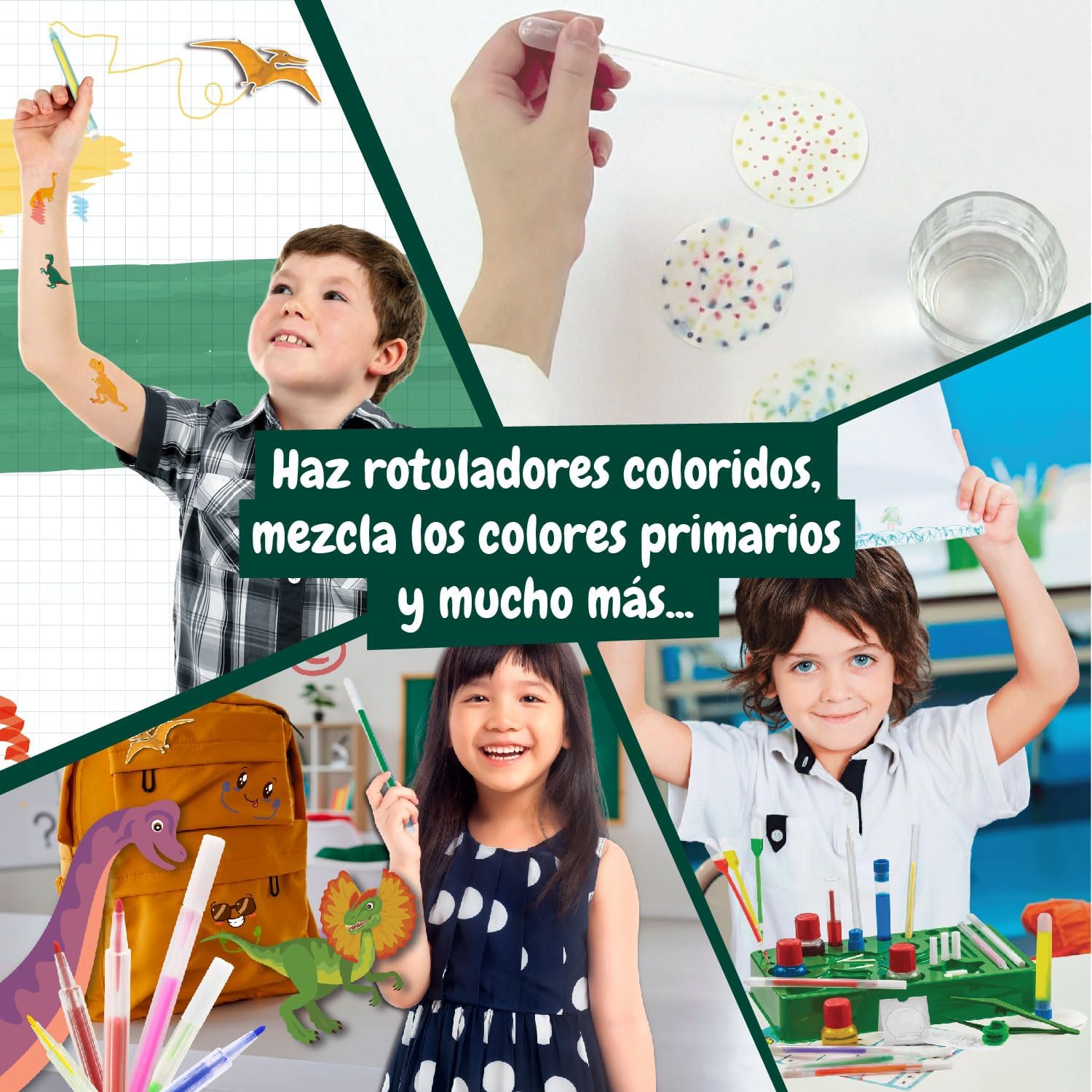 Fábrica de Marcadores Dinosaurios