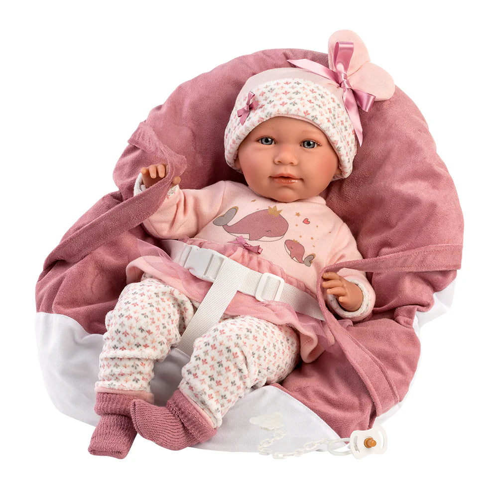 BEBE MIMO LLORENS CON PORTA BEBE 42 CM