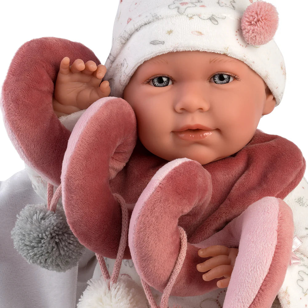 BEBE MIMI LLORENS CON PARQUE DE JUEGOS 42 CM