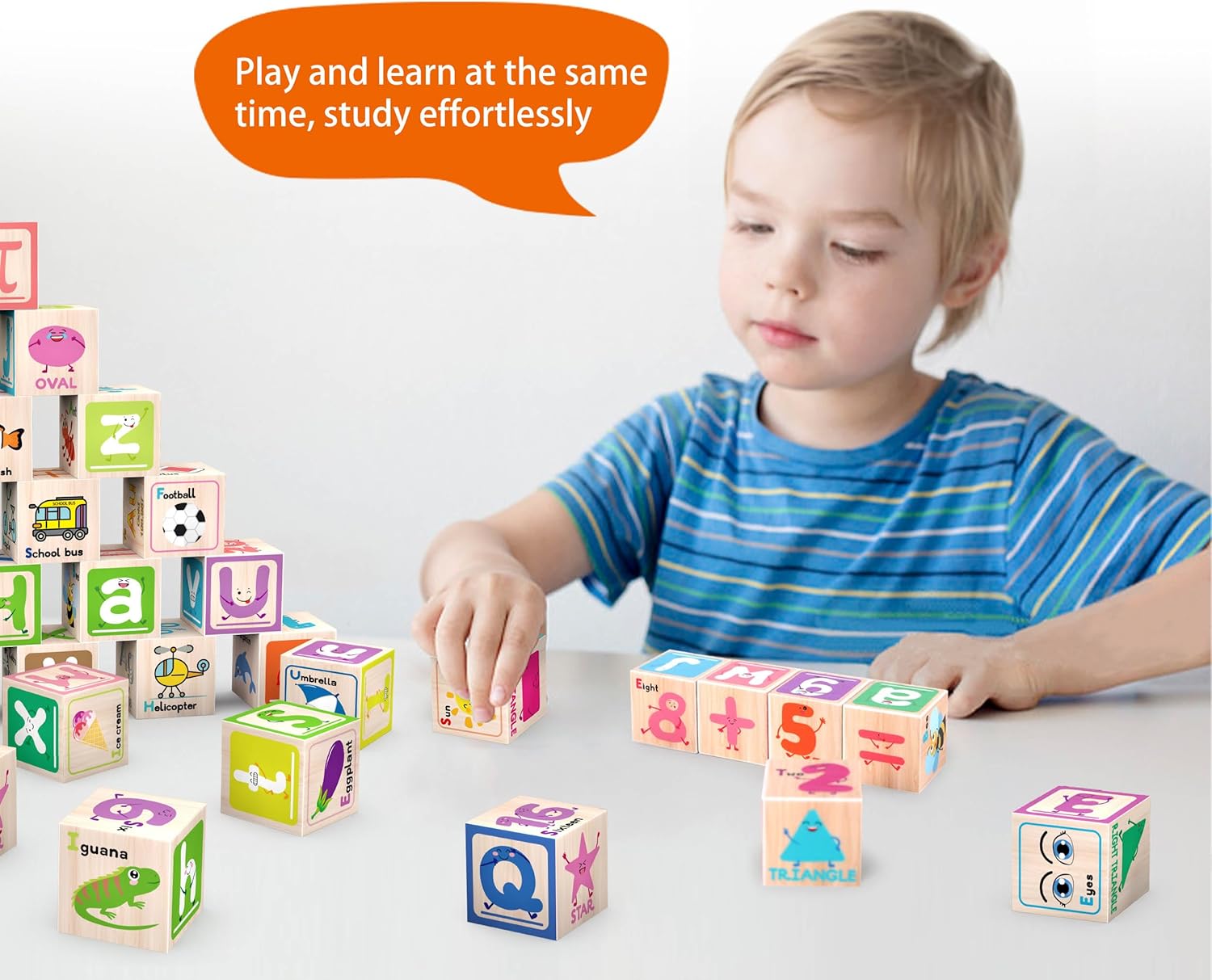 Cubos Magnéticos Educativos 36 Piezas PTD04 | 216 Gráficas