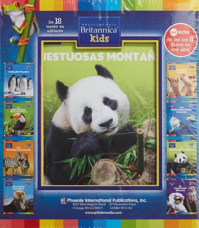 Lector Mágico Britannica Kids | Pack 8 Libros Interactivos – RAV Toys