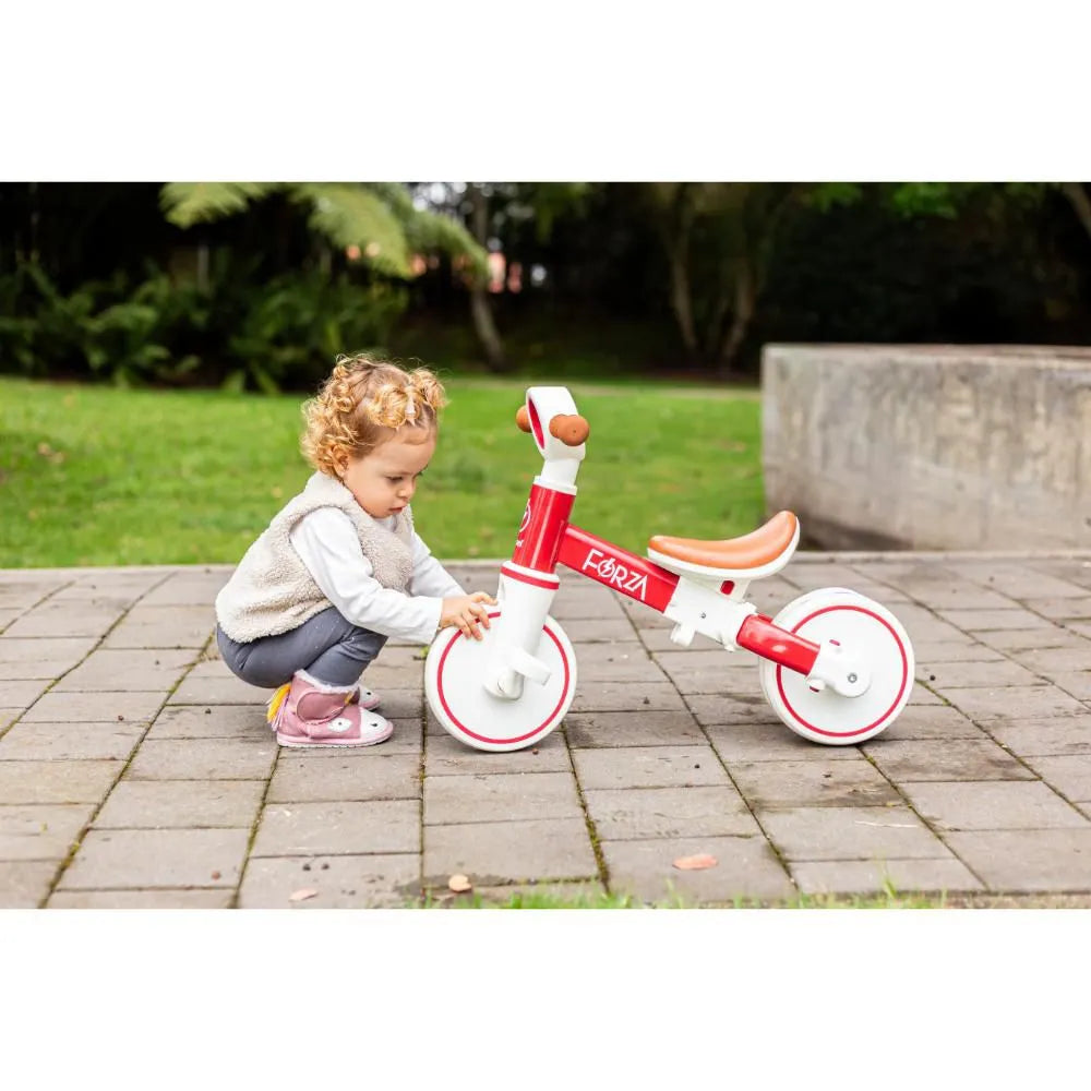 Balance Bike Forza Red Prinsel 2 en 1 | Bicicleta Infantil