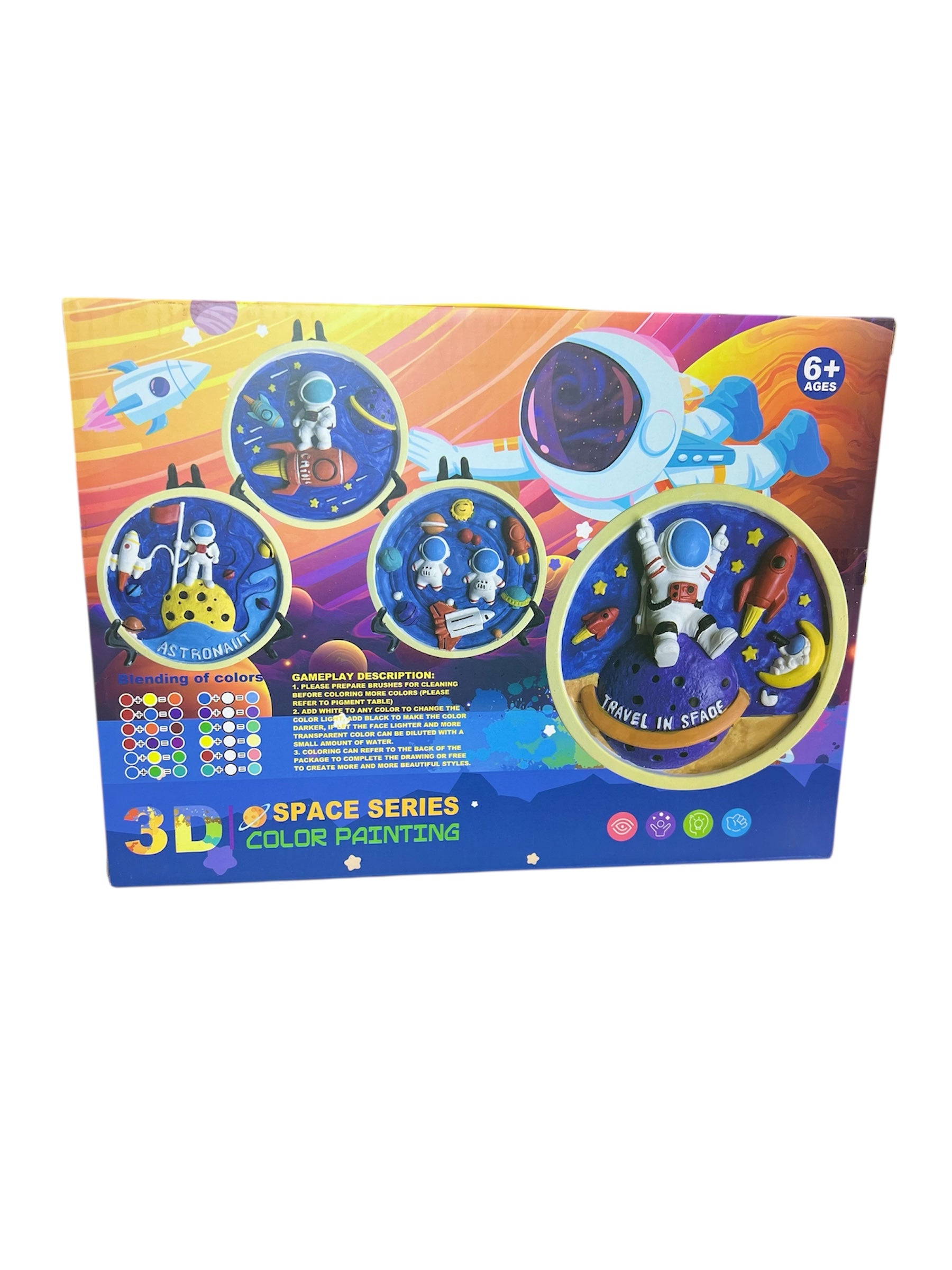 Color Painting Space Series | Set de Pintura Espacial Infantil