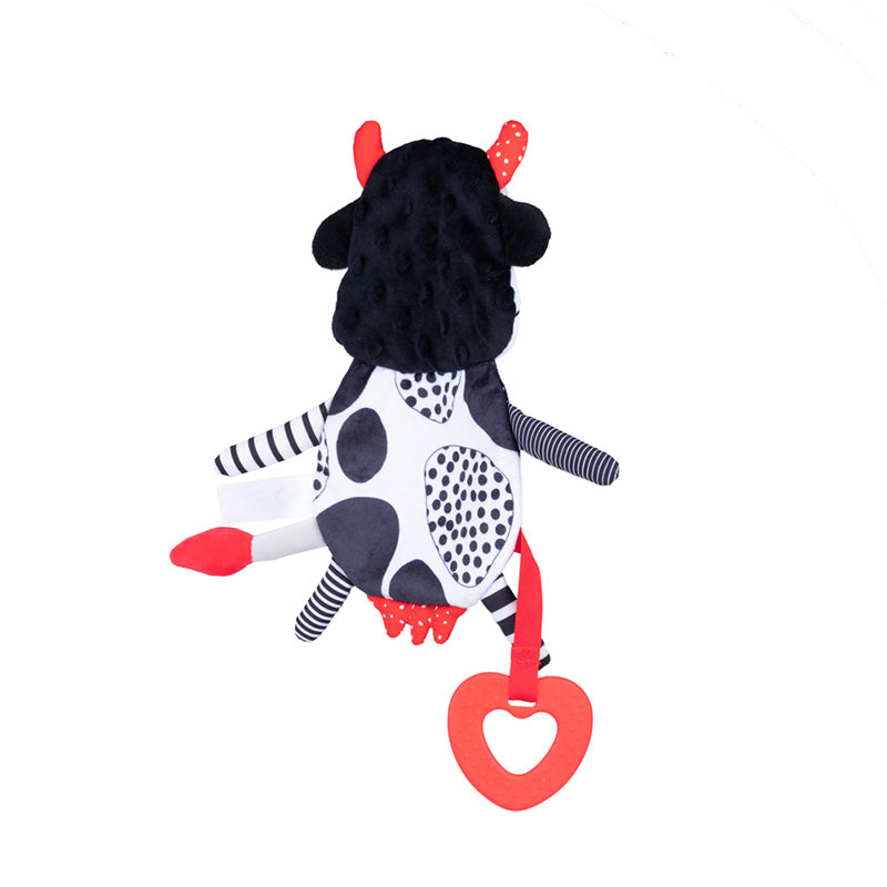 Peluche Vaca Sensorial con Mordedor – Balibazoo