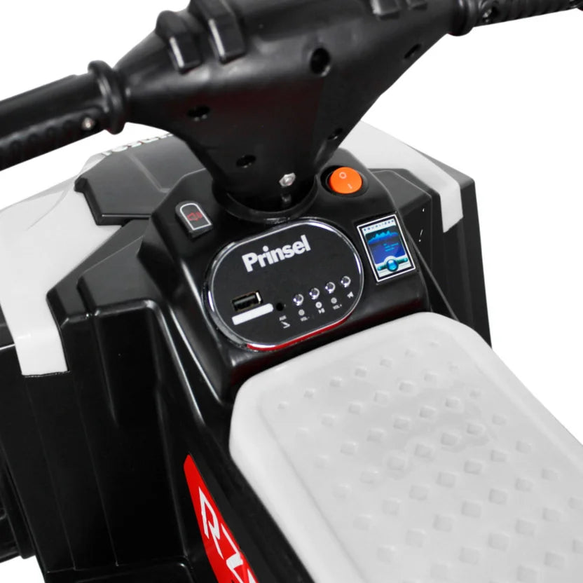 Cuatrimoto Ranger GT White Prinsel 6V | Montable Infantil