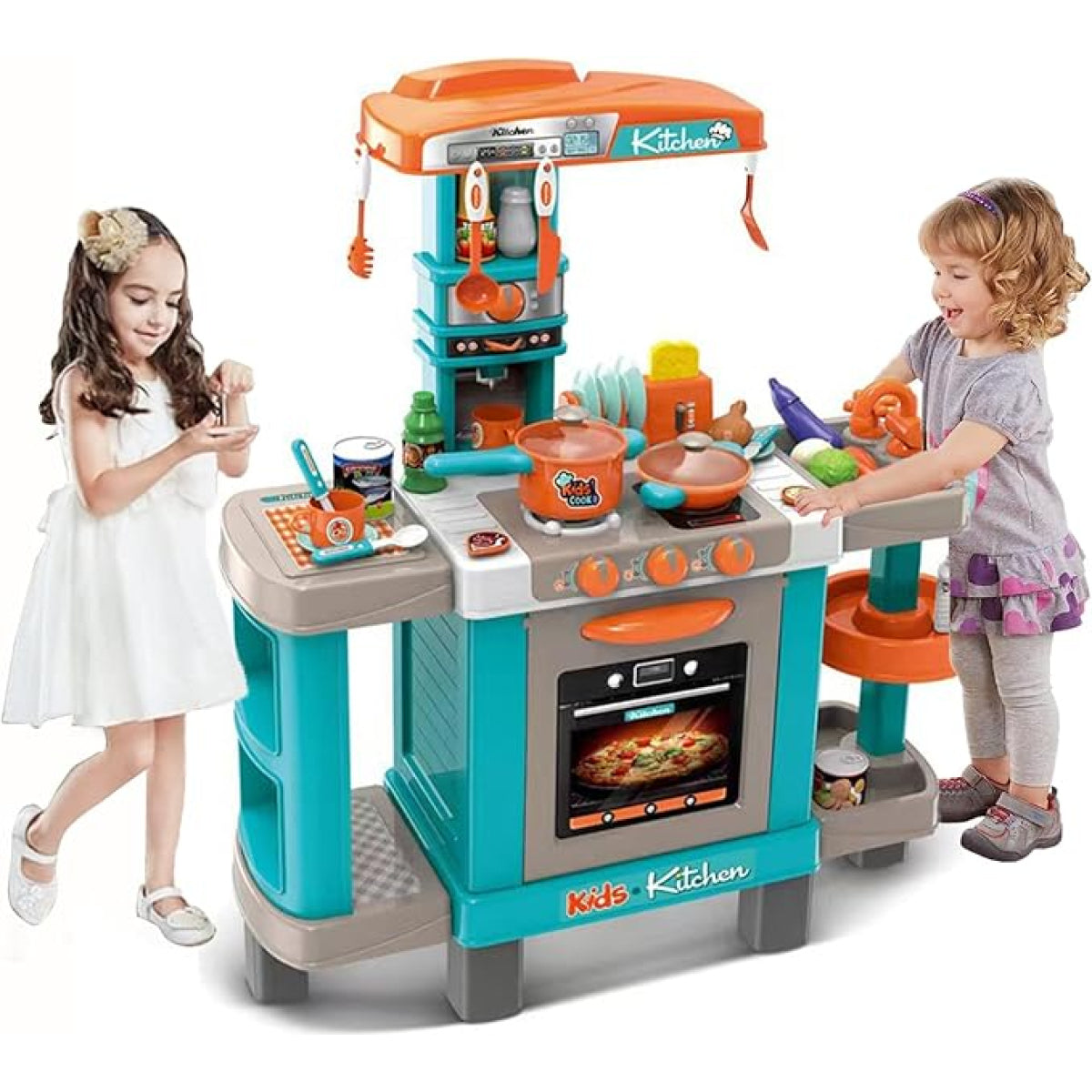 Juego de Cocina Infantil | Cocinita Grande con Accesorios