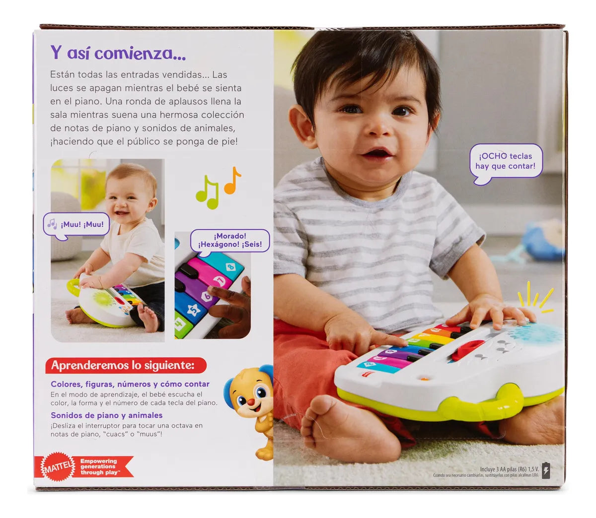 Piano Perrito Sonidos Divertidos | Fisher-Price Bebés