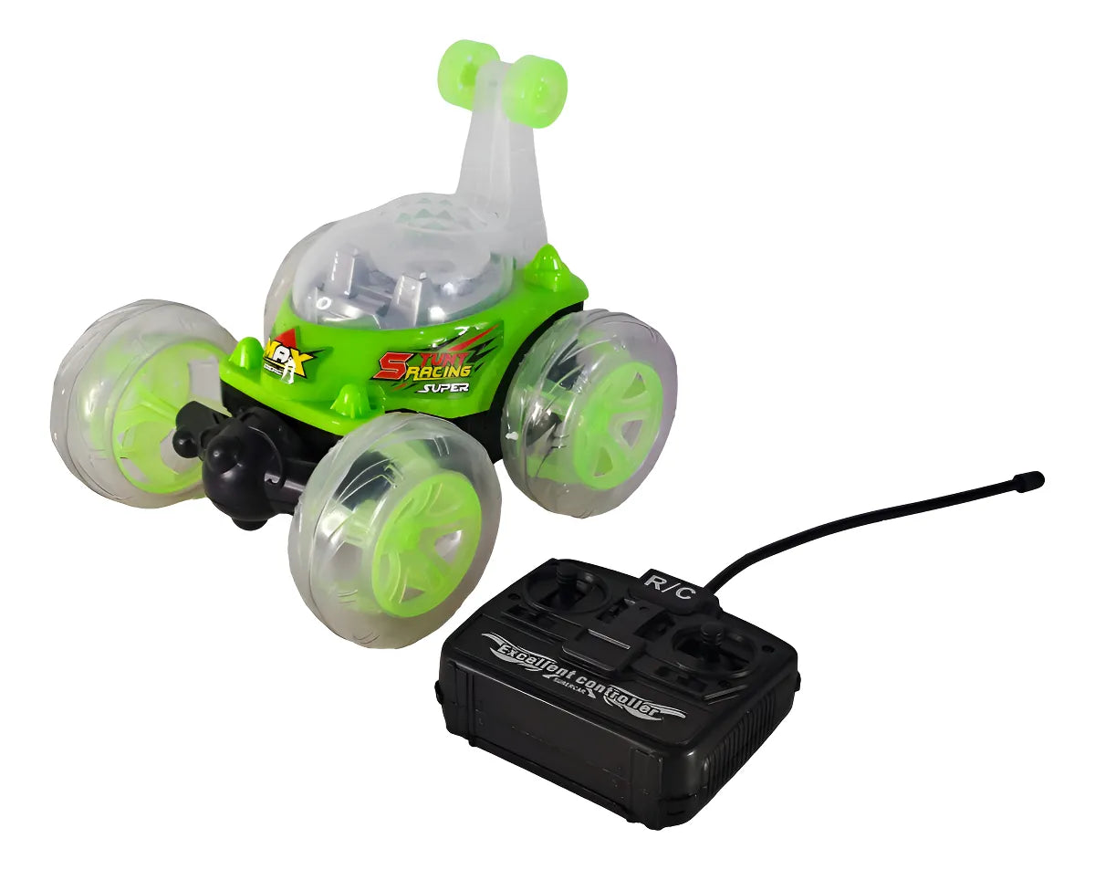 Tornado King Carro Loco RC con Luces y Giros 360°
