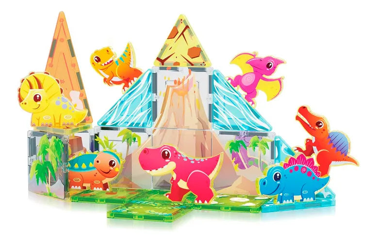 Set Magnético Dinosaurios 26 Piezas PTQ23 | Figuras de Acción